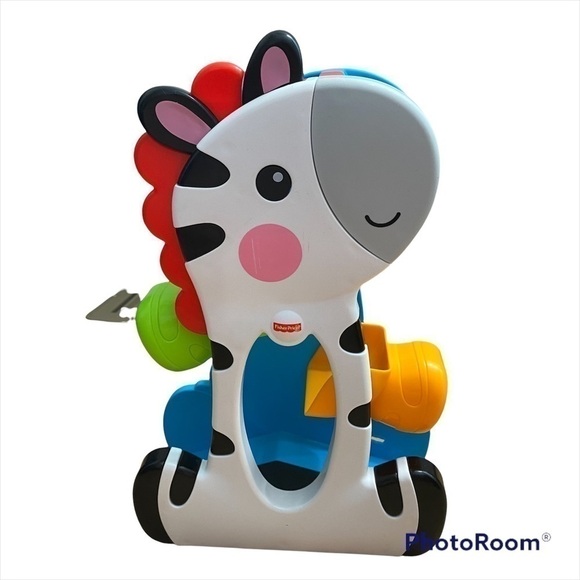 Fisher Price Roller Blocks Tumbling Zebra Toy Kids - Picture 1 of 6